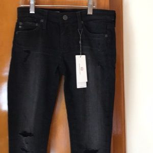 AG black denim jean